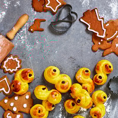 Lussebullar