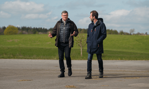 från v Magnus Kagevik (Lantmännen) och Fredrik Spendrup (Spendrups Bryggeri)